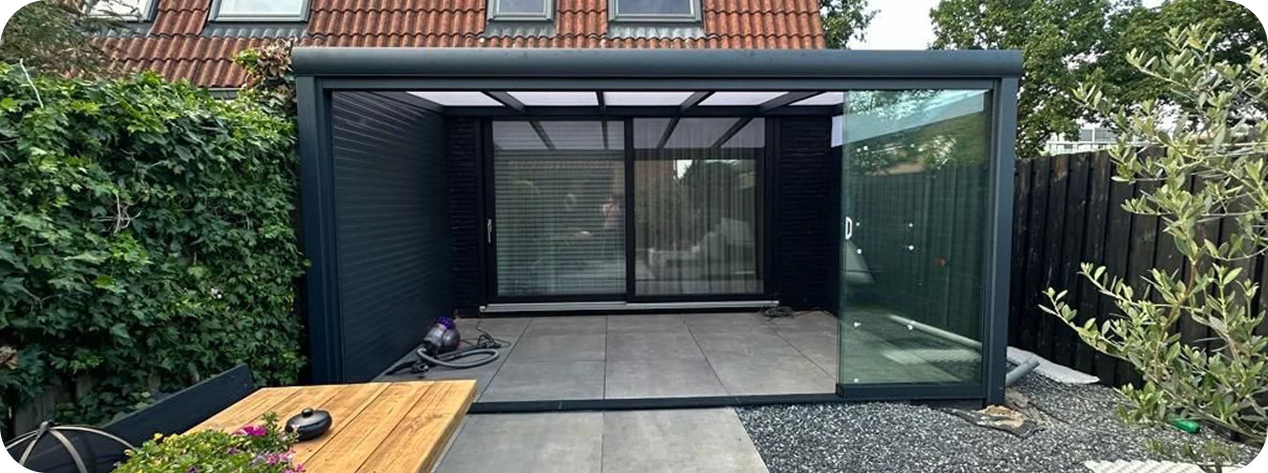 Moderne veranda in Zuid-Holland — Zonpa Veranda